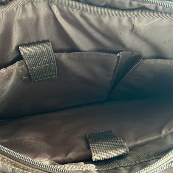 Kenneth Cole Reaction Men’s Brown Genuine Leather Laptop 16" Bag Messenger - Picture 10 of 14